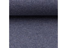 Bündchen - Glamour jeansblau silber